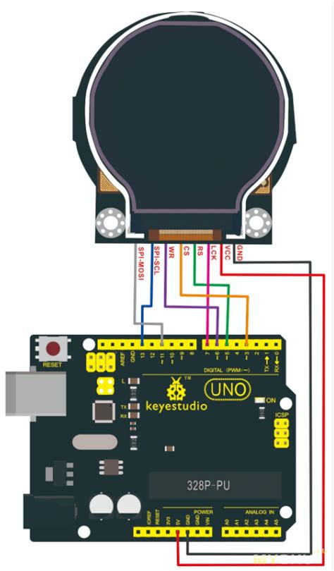 Дисплей Gc9a01 Arduino