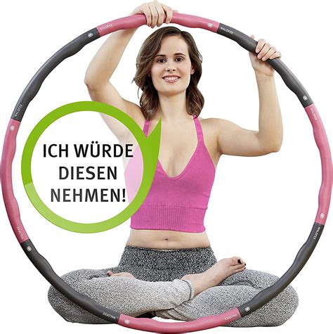 WALDFEE Hula Hoop Reifen Spielend Abnehmen I Hoola Hup Fitness Von