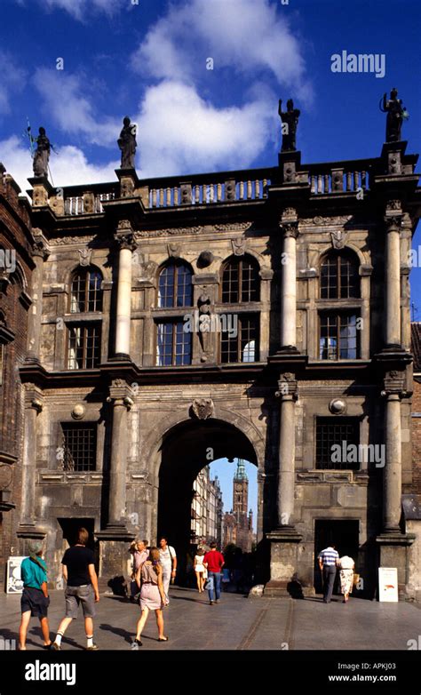 Gdansk Polish Town City Poland Harbor Port History Stock Photo - Alamy