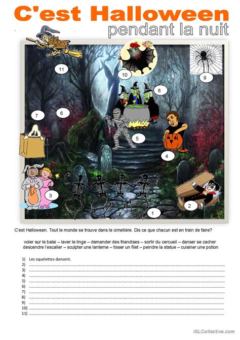 C Est Halloween Fran Ais Fle Fiches Pedagogiques Pdf Doc