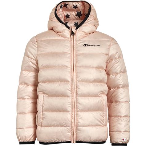 Buy Champion Girls Hooded Padded Jacket Pink