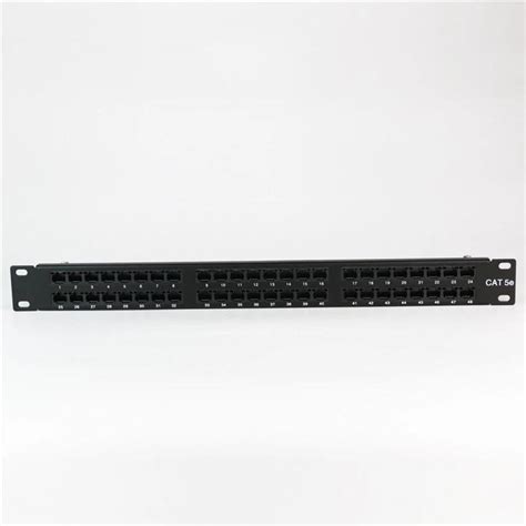 1u 48port Cat5e Utp Modular 90 Degree Punch Down Idc Patch Panel