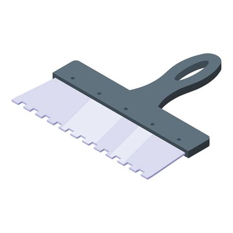 Tiles Putty Knife Icon Isometric Style 15913785 Vector Art At Vecteezy