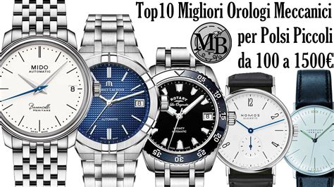 Top Migliori Orologi Meccanici Per Polsi Piccoli Youtube