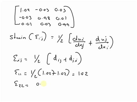 SOLVED Assuming Small Deformations For The Following Set Of