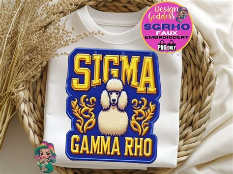 Sigma Gamma Rho, Sigma Gamma Rho Png, Pretty Poodle Png, Sgrho Png ...