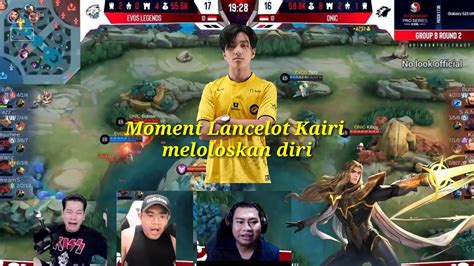 Reaksi Streamer Melihat Lancelot Kairi Meloloskan Dari Pemain Evos