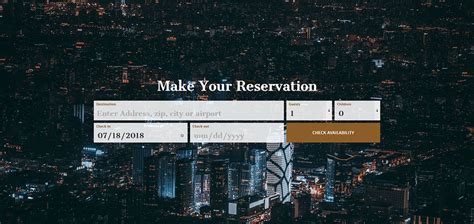 21 Free Booking Form Templates To Help You Serve Better 2020 Colorlib