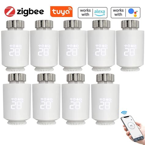 9X Zigbee Smart Heizkörperthermostat Kaufland de