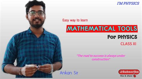 Mathematical Tools For Physics Class Physics Chapter Jee