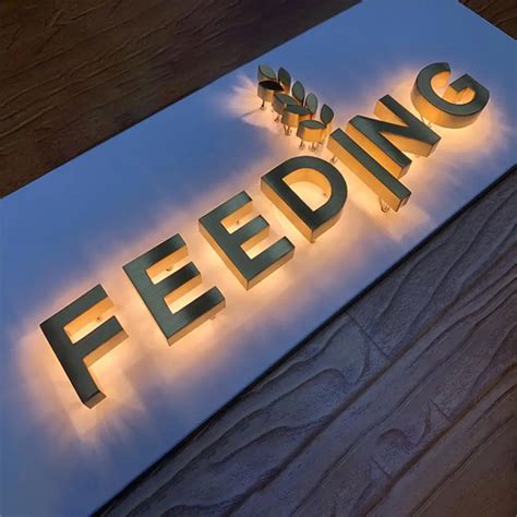 Letreros De Letras Led Iluminados Personalizados Para Negocios Al Aire