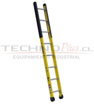 ESCALERA RECTA FIBRA DE VIDRIO 10 PELDAÑOS PARA CAMARA TECHNOPLUS