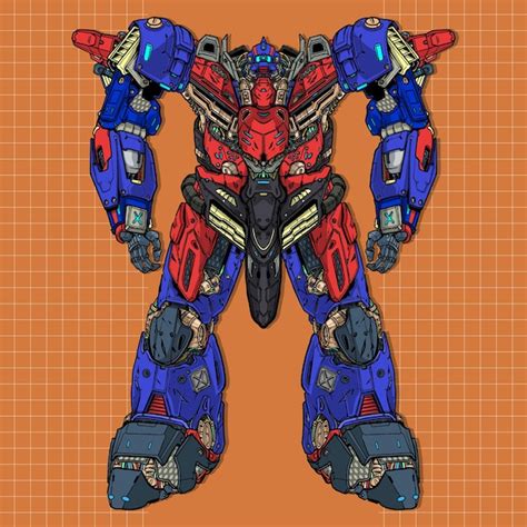 Premium Vector Mecha Robot Illustration Premium Vector