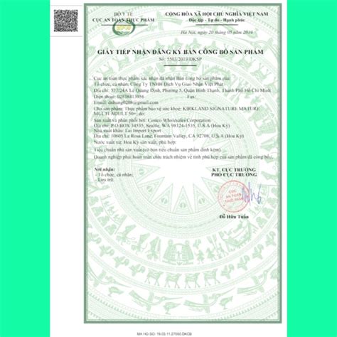 Thuốc Kirkland Signature Mature Multi Adult 50 Bổ sung vitamin và