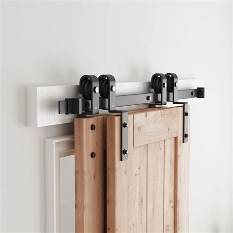 Smartstandard 4 Feet Bypass Sliding Barn Door India Ubuy