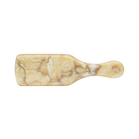 Mini Boar Bristle Bamboo Hair Brush in Chantilly & Emi Jay