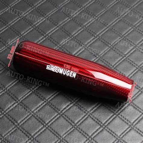 Real Red Carbon Fiber JDM Mugen Shift Knob For 350Z FR S MR2 Civic STI