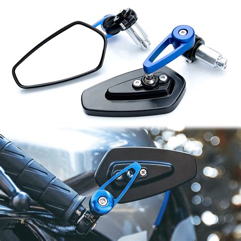 Mictuning Espejos Retrovisores Para Motocicleta Compatibles Con La