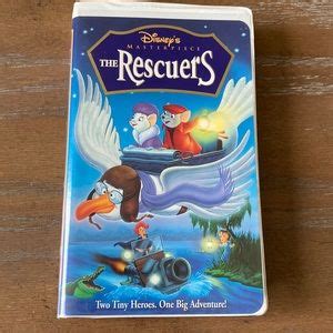 Disney Media Original Disneys Masterpiece The Rescuers Vhs Tape