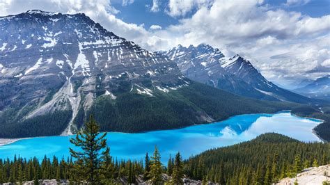 Peyto Lake in Banff National Park, Alberta, Canada had the most ...