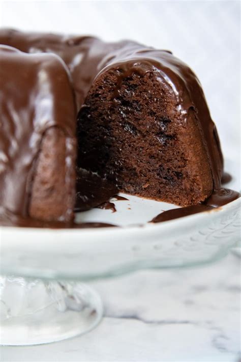 Moist And Fudgy Gluten Free Chocolate Bundt Cake Easy Recipe