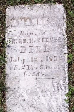 Amanda E Mckeever M Morial Find A Grave