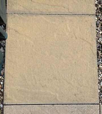 Buff Riven Paving Slabs 600x600 EBay