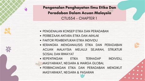 Solution Ctu554 Chap 1 Pengenalan Penghayatan Ilmu Etika Dan Peradaban Dalam Acuan Malaysia