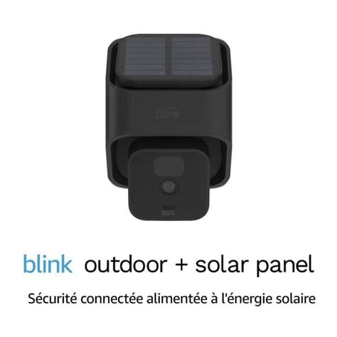 Blink Outdoor Support De Charge Avec Panneau Solaire Cam Ra De