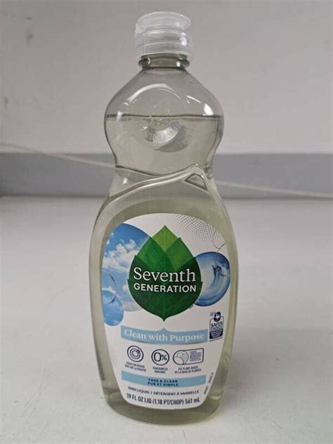 Seventh Generation Dish Liquid Soap Dishwashing Soap Clear Liquid Soap