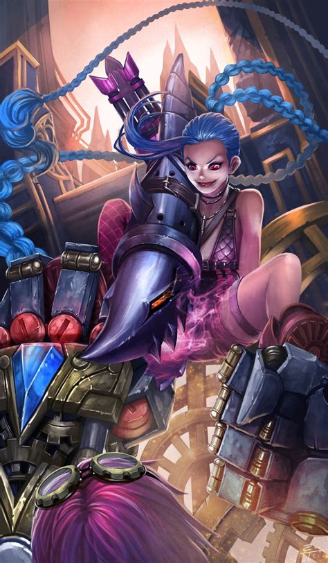 Jinx Pu Reum Lee League Of Legends League Art