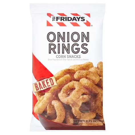 TGI Fridays Onion Rings Corn Snacks 78g Sharing Crisps Iceland Foods