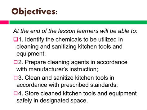 Q1 Module1 Clean Sanitize And Store Kitchen Pptx