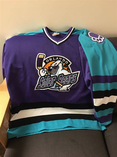 Orlando Solarbears Spooktober jerseys for tonight's game. : r/hockey