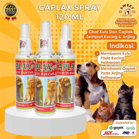 Jual Caplax Spray Ml Obat Kutu Dan Caplak Semprot Kucing Anjing