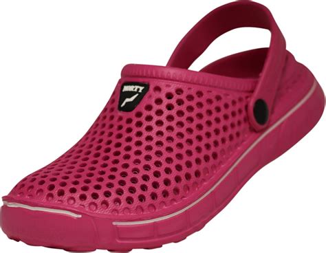 Norty Womens Clogs Adult Female Ankle Strap Sandals Pink Runs 2 Sizes Small