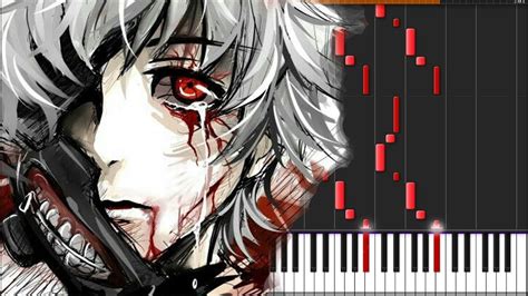 Unravel Acoustic Ver Tokyo Ghoul [piano Tutorial] Synthesia