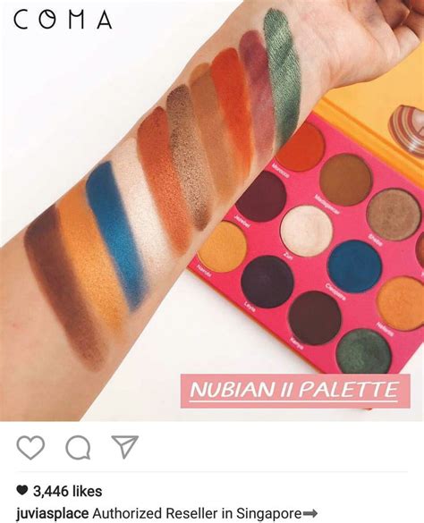 Juvias Place Nubian Palette Nubian Palette Makeup Swatches