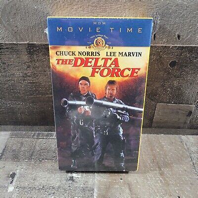 The Delta Force VHS 1998 Chuck Norris Lee Marvin NEW WATERMARK RAW