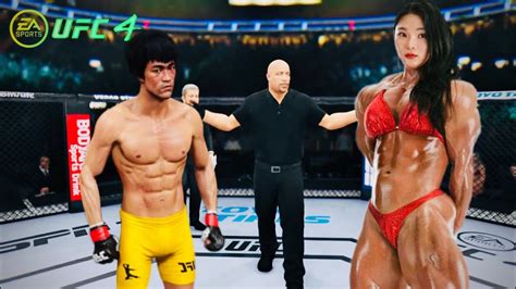 PS5 Bruce Lee Vs Woman Jock Eun EA Sport UFC 4 YouTube