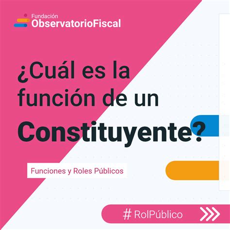 función de un a de Constituyente Fundación Observatorio Fiscal