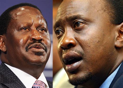 Kenya La riposte violente de Uhuru Kenyatta à Raila Odinga Afrique Midi