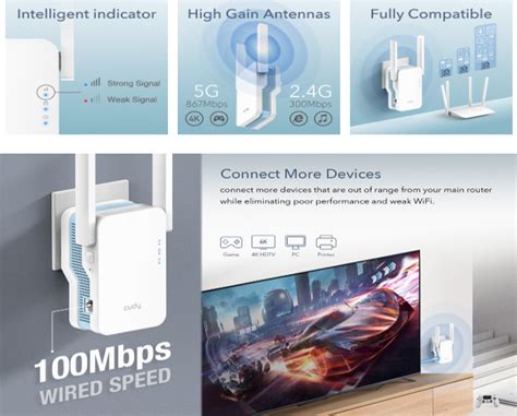 Cudy Re Ac Dual Band Wifi Extender In Bd Techland Bd