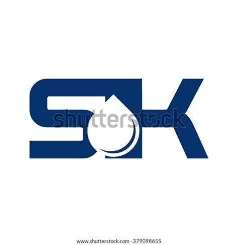 Letter S K Logo Vector Water Stock Vector (Royalty Free) 379098655 | Shutterstock