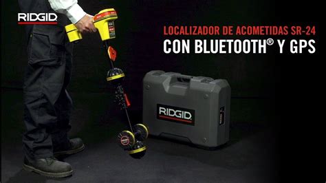 Ridgid Localizador De Tuberías Sr 24 Con Bluetooth® Y Gps Youtube