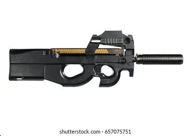 Submachine Gun Silencer Personal Defense Weapon Foto stock 657075751 ...