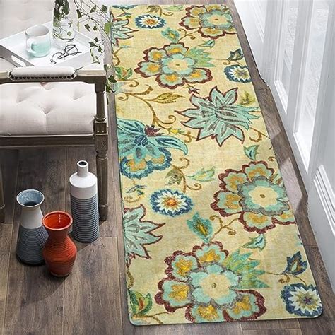 Amazon Castage Floral Runner Rug X Hallway Runner Rug For