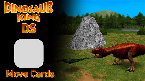 Dinosaur King Ds All Normal Move Cards Youtube