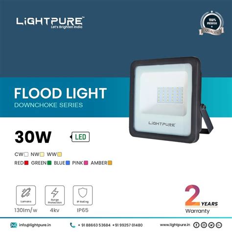 Lightpure W Led Flood Light Down Choke Model For Outdoor Cool