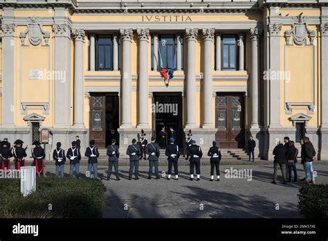 Catanzaro Italy Th Jan Security Forces In Ceremonial Dress